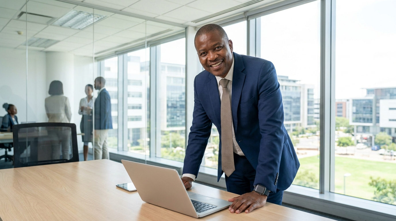 A professional reviewing legal documents in a modern boardroom, representing high-level corporate governance.
